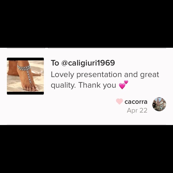 New! Set of Silver Foot Jewelry - Picture 11 of 11